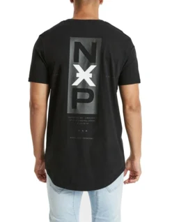 Hurricane Cape Back Tee In Black