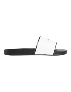 Calvin Klein Logo Slides In Black/White -Myer Clothing Shop 976531780 3 1 720x928