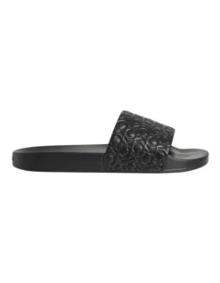 Calvin Klein Recycled Logo Slides In Black -Myer Clothing Shop 976531960 3 1 720x928