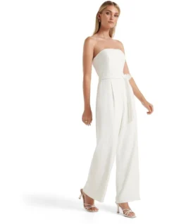 Forever New Havana Strapless Jumpsuit In White -Myer Clothing Shop 976642840 3 720x928