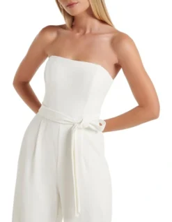 Forever New Havana Strapless Jumpsuit In White -Myer Clothing Shop 976642840 4 720x928