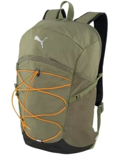 Puma PRO Backpack In Olive -Myer Clothing Shop 976765600 4 720x928