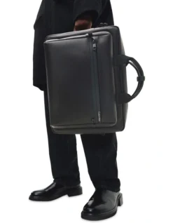 Calvin Klein Convertible Laptop Bag In Black -Myer Clothing Shop 976781530 3 720x928