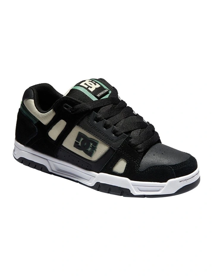 DC Stag Sneaker In Tan/Green 4 DC Stag Sneaker In Tan/Green - Image 4