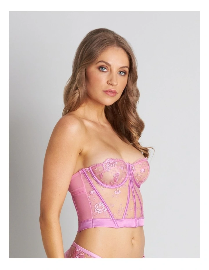 Valentina Corset Cyclamen In Cyclamen 2 Valentina Corset Cyclamen In Cyclamen - Image 2