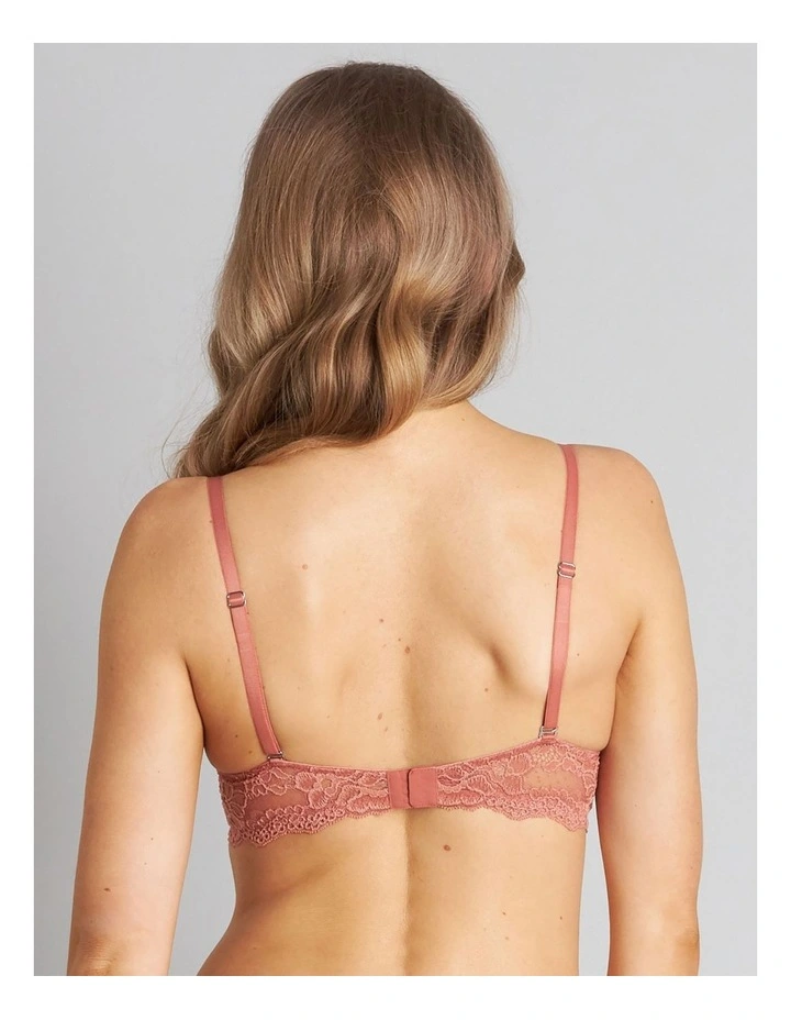 My Fit Lace 200% Boost Push Up Plunge Bra In Cinnamon 4 My Fit Lace 200% Boost Push Up Plunge Bra In Cinnamon - Image 4