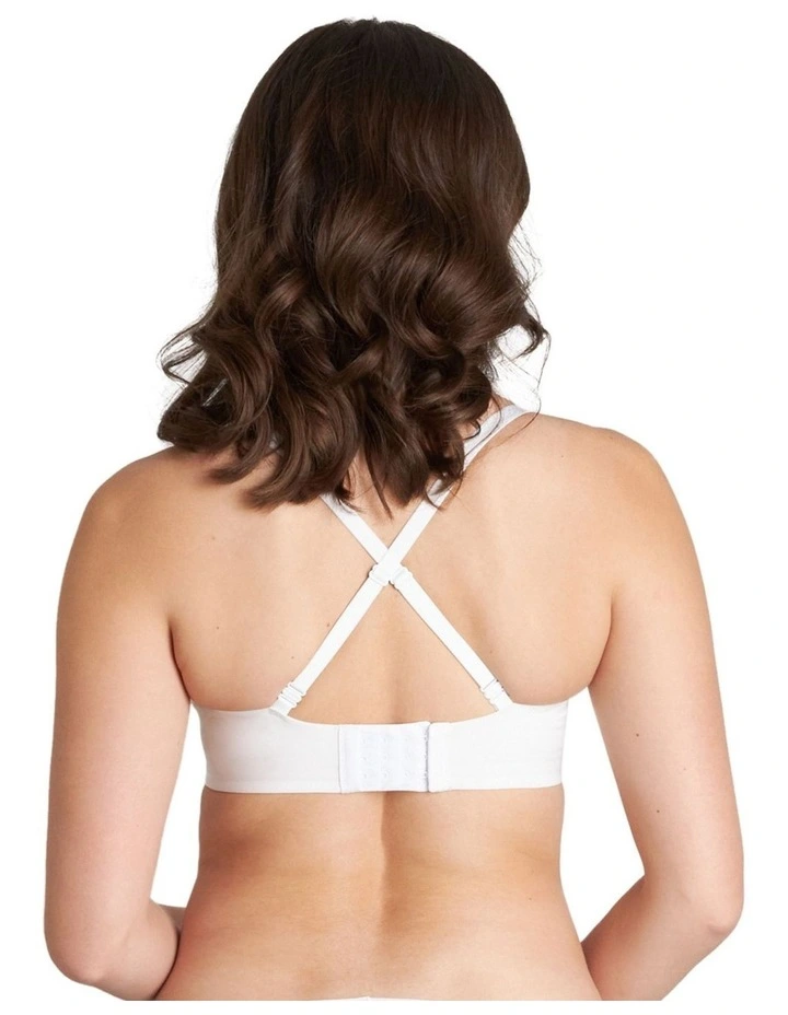 Comfit Collection Soft Cup Plunge Bra In White 7 Comfit Collection Soft Cup Plunge Bra In White - Image 7