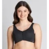Motion Zip Front Sports Bra In Black