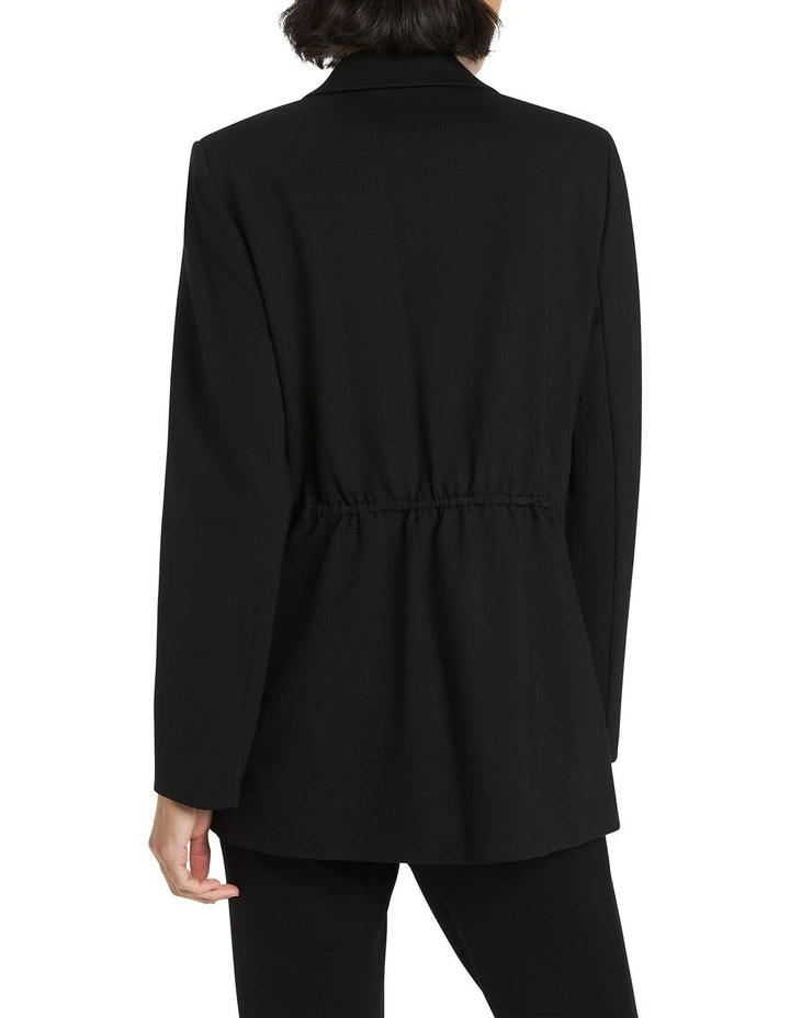 Carrey Ponte Blazer In Black 2 Carrey Ponte Blazer In Black - Image 2