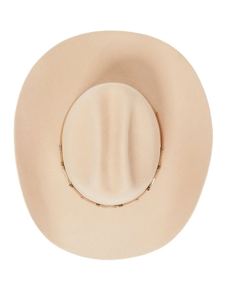 Rancher Hat In Beige 5 Rancher Hat In Beige - Image 5