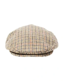 Louie Houndstooth Ivy Cap In Brown 6 Louie Houndstooth Ivy Cap In Brown -Myer Clothing Shop 977507470 3 720x928