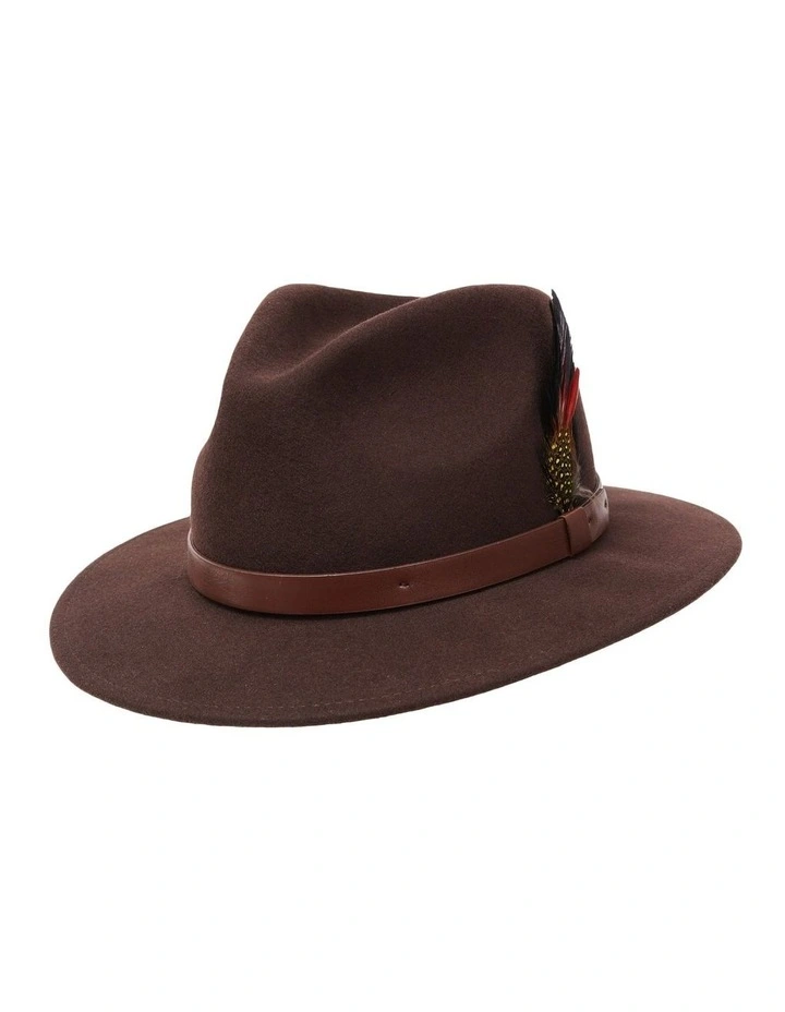 William Fedora In Brown 1 William Fedora In Brown