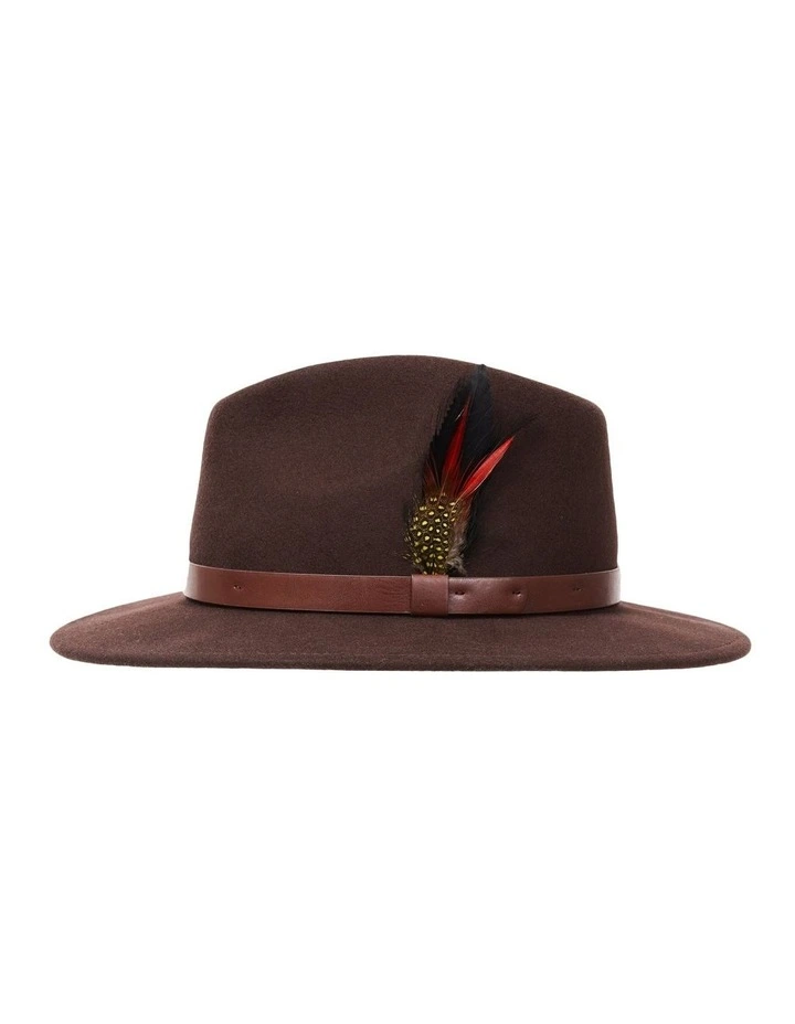 William Fedora In Brown 2 William Fedora In Brown - Image 2