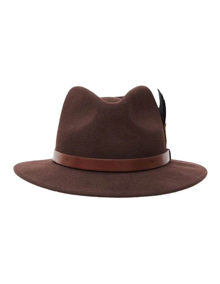 William Fedora In Brown 3 William Fedora In Brown - Image 3