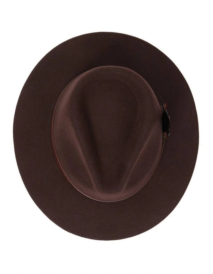William Fedora In Brown 5 William Fedora In Brown - Image 5