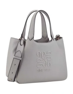 Nine West Emmaline Satchel Bag In Grey -Myer Clothing Shop 977788360 4 720x928