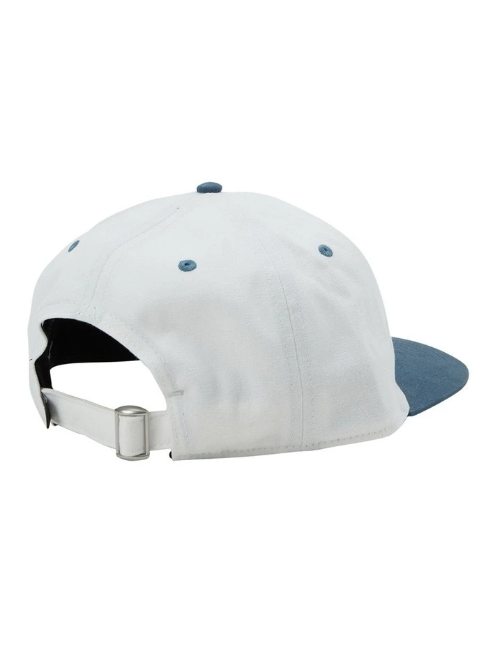 Quiksilver Zinger Strapback Cap In White 4 Quiksilver Zinger Strapback Cap In White - Image 4