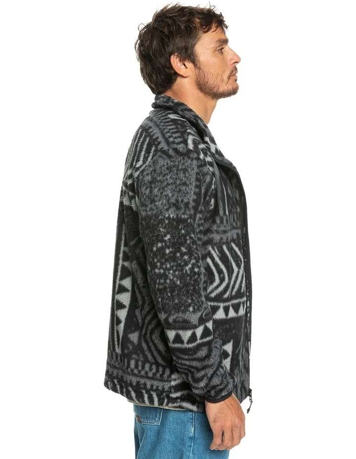 Quiksilver Clean Coasts Zip-Up Hoodie In Black 3 Quiksilver Clean Coasts Zip-Up Hoodie In Black - Image 3