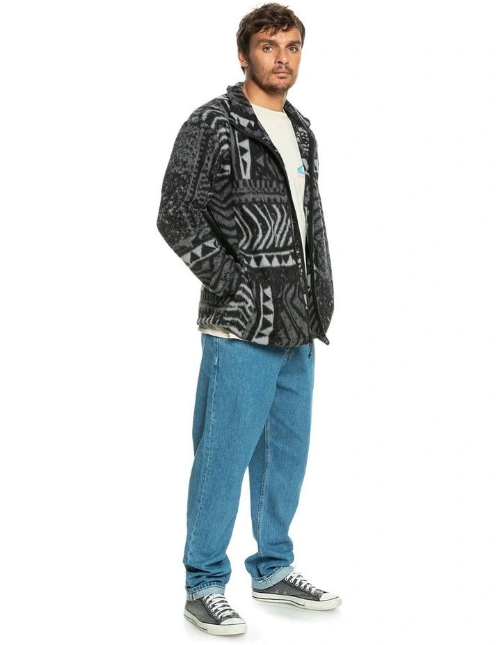 Quiksilver Clean Coasts Zip-Up Hoodie In Black 6 Quiksilver Clean Coasts Zip-Up Hoodie In Black - Image 6