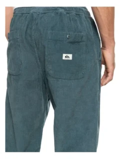 Quiksilver Cord Beach Cruiser Elasticated Corduroy Pants In Black -Myer Clothing Shop 977986720 5 720x928