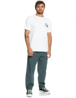 Quiksilver Cord Beach Cruiser Elasticated Corduroy Pants In Black -Myer Clothing Shop 977986720 6 720x928