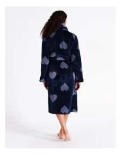 SOHO Leah Fleece Robe In Fairisle Hearts -Myer Clothing Shop 978082480 6 720x928