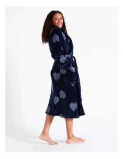 SOHO Leah Fleece Robe In Fairisle Hearts -Myer Clothing Shop 978082480 7 720x928