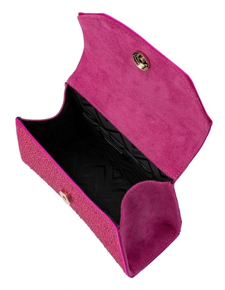 Kimmi Top Handle Bag In Fuchsia 3 Kimmi Top Handle Bag In Fuchsia - Image 3