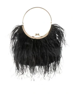 Penny Clutch Bag In Black