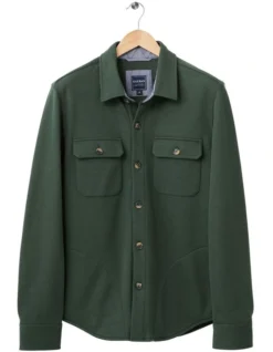 Comfort Shacket In Green -Myer Clothing Shop 978386950 4 720x928