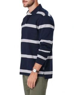 Bretton Stripe Rugby In Navy -Myer Clothing Shop 978389110 4 720x928