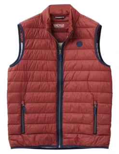 Lightweight Puffer Vest In Red -Myer Clothing Shop 978389290 4 720x928