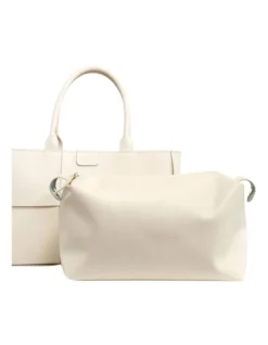 Long Way Home Woven Tote In Cream -Myer Clothing Shop 978403870 993736090 6 720x928