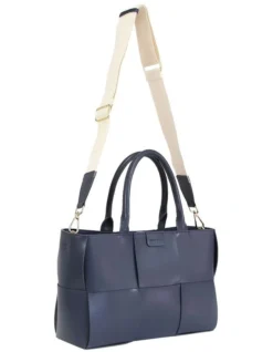 Long Way Home Woven Tote In Navy 11 Long Way Home Woven Tote In Navy -Myer Clothing Shop 978403870 993736180 5 720x928