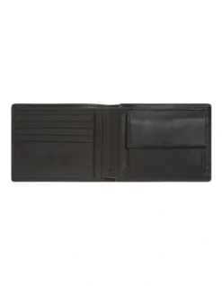 Calvin Klein Smooth Cardholder In Black