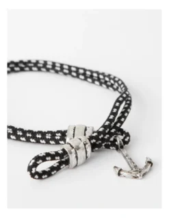 Cord With Anchor Bracelet In Navy -Myer Clothing Shop 978444460 3 720x928