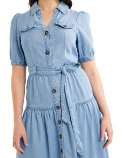 Molly Denim Dress In Chambray 10 Molly Denim Dress In Chambray -Myer Clothing Shop 978557410 5 720x928