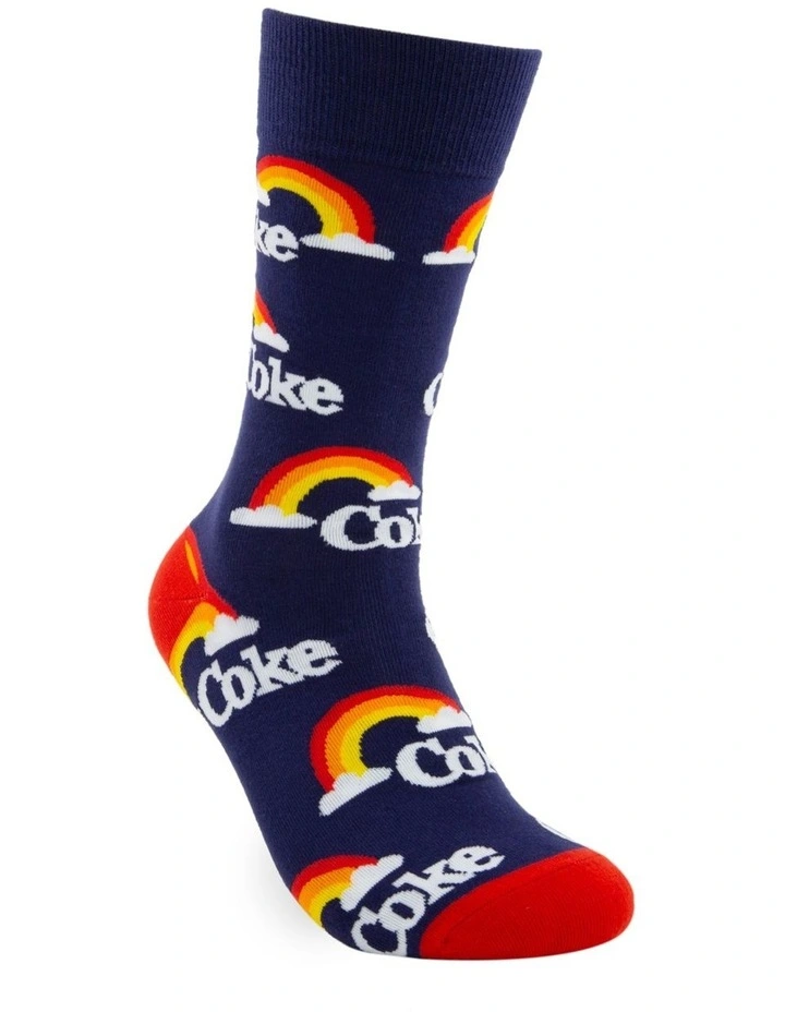 Coke Skies Socks In Navy 2 Coke Skies Socks In Navy - Image 2