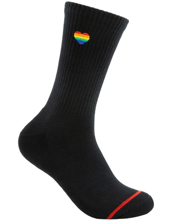 2 Pack Pride Sneaker Crew Socks In Multi 4 2 Pack Pride Sneaker Crew Socks In Multi - Image 4
