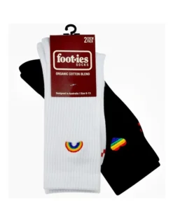 2 Pack Pride Sneaker Crew Socks In Multi 11 2 Pack Pride Sneaker Crew Socks In Multi -Myer Clothing Shop 978636700 6 720x928
