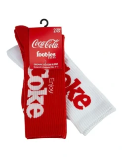 Enjoy Coke Sneaker Socks In Red/White -Myer Clothing Shop 978637150 6 720x928