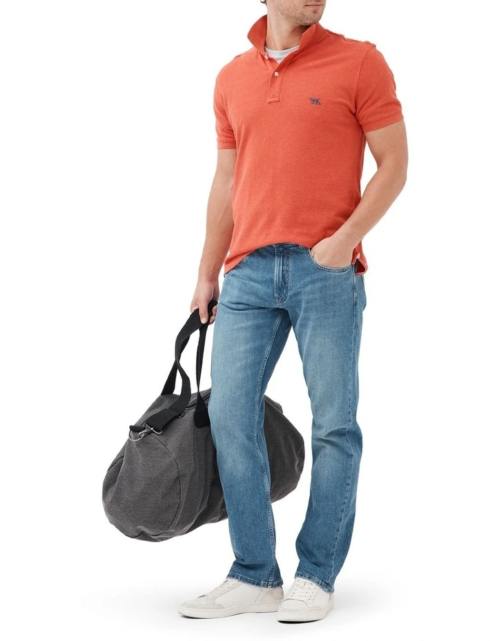 Timaru Relaxed Fit Italian Denim Long Leg In Light Blue 2 Timaru Relaxed Fit Italian Denim Long Leg In Light Blue - Image 2