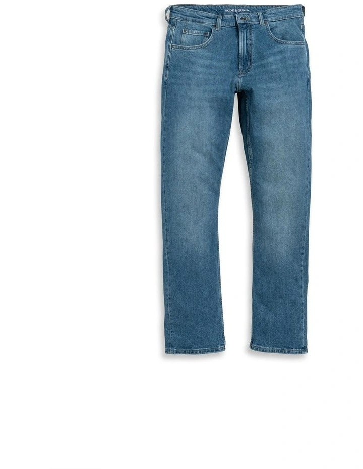 Timaru Relaxed Fit Italian Denim Long Leg In Light Blue 4 Timaru Relaxed Fit Italian Denim Long Leg In Light Blue - Image 4