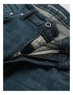 Winton Relaxed Fit Italian Denim Short Leg In Mid Blue 10 Winton Relaxed Fit Italian Denim Short Leg In Mid Blue -Myer Clothing Shop 978692770 5 720x928