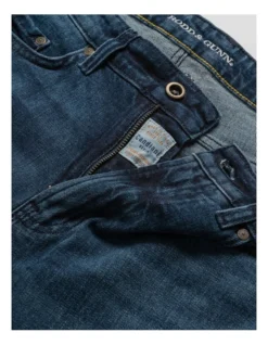 Owaka Straight Fit Italian Denim Long Leg In True Blue -Myer Clothing Shop 978693130 6 720x928