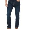 Sutton Straight Fit Italian Denim Regular Leg In Dark Blue
