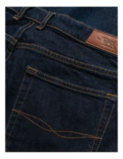 Sutton Straight Fit Italian Denim Regular Leg In Dark Blue -Myer Clothing Shop 978693220 6 720x928