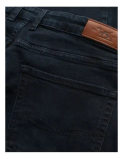 Weston Straight Fit Italian Denim Short Leg In Blue/Black -Myer Clothing Shop 978693580 6 720x928