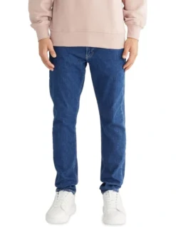 Calvin Klein Jeans Slim Taper Jeans In Denim Dark -Myer Clothing Shop 978801040 3 720x928