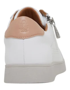 Hush Puppies Mimosa Perf Sneaker In White/Blush -Myer Clothing Shop 978817690 5 720x928